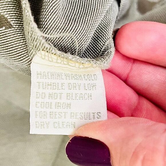 Banana bay fine resort wear women’s size large green top sheer cut out leaves an - Picture 7 of 7